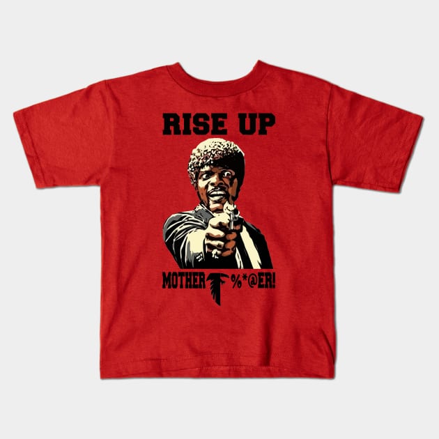 RISE UP ATLANTA Kids T-Shirt by thedeuce